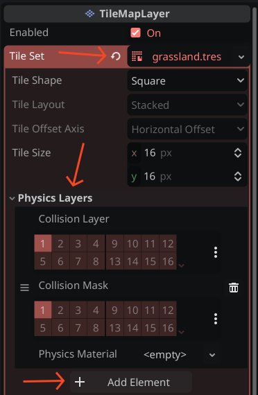 Physics layers